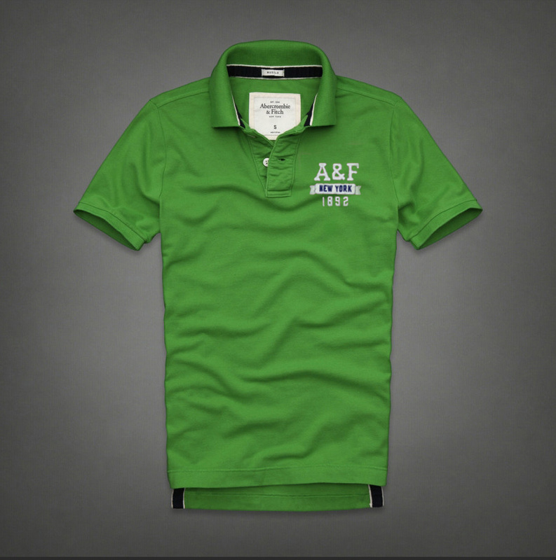 Abercrombie Fitch Hombres Polo Corto Remera AF7049